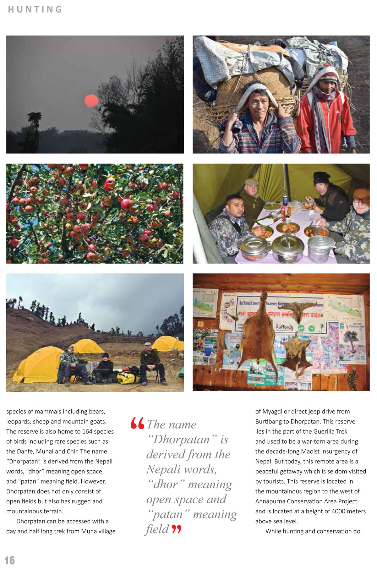 Bluesheep Hunting 2018